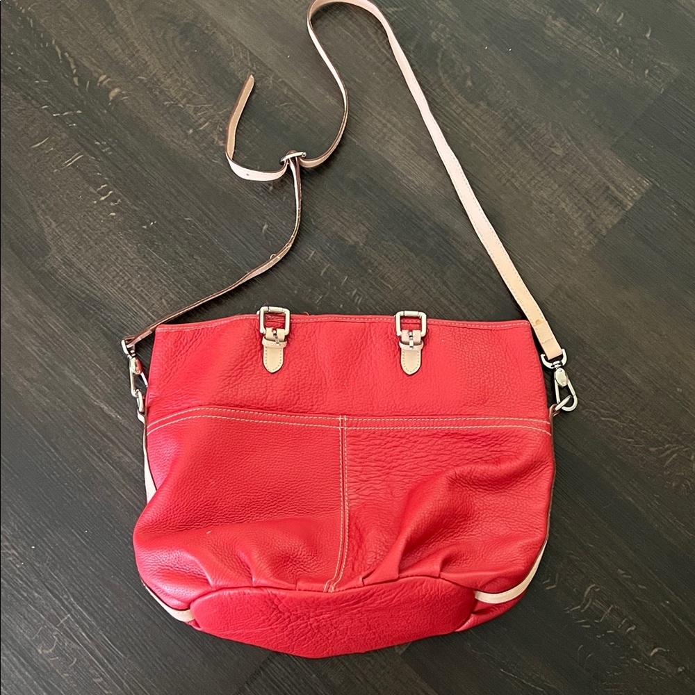 PULICATI XL genuine leather shoulder/crossbody/tote bag